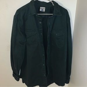 Old Navy Forest Green Button Up